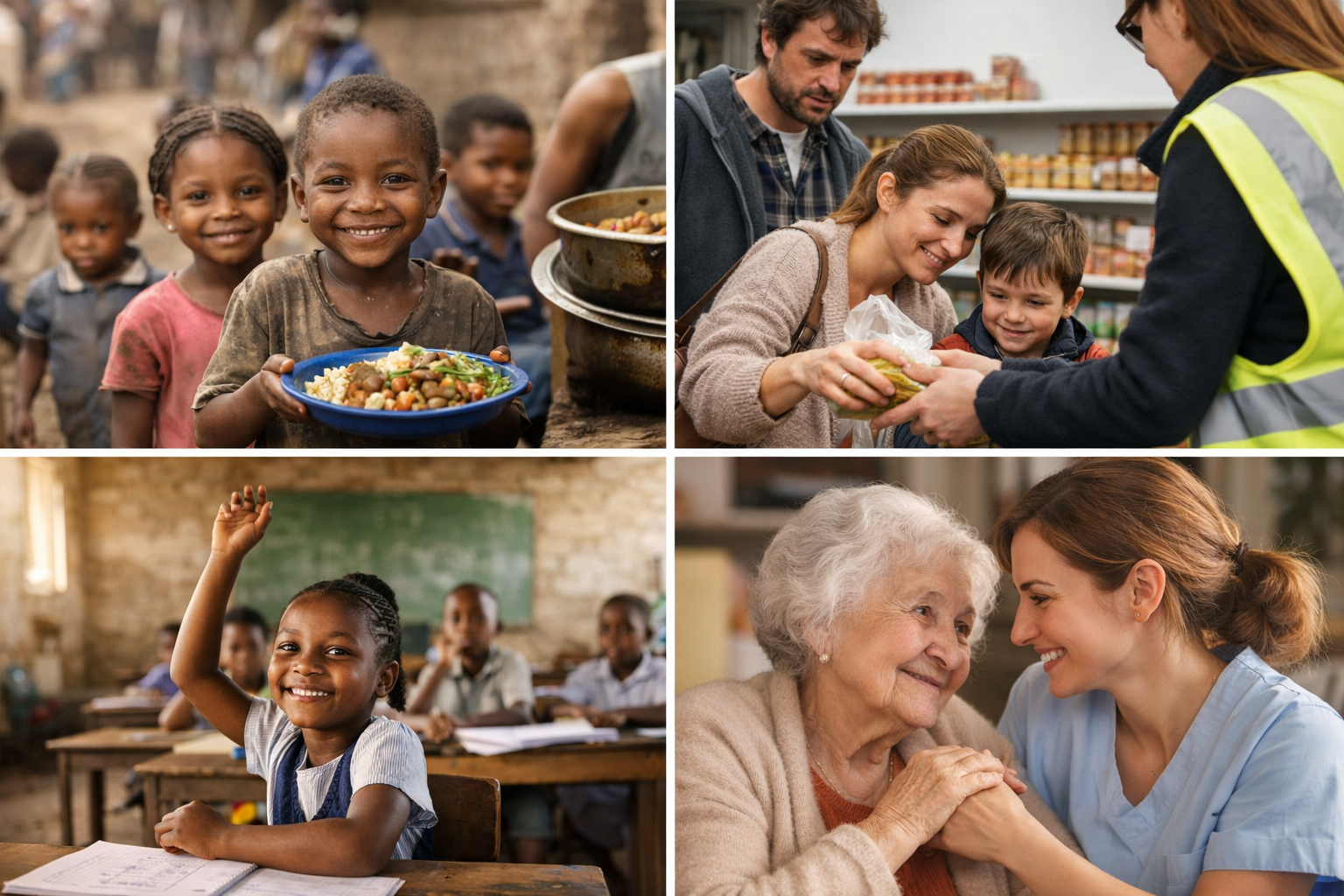 Distribution de repas
